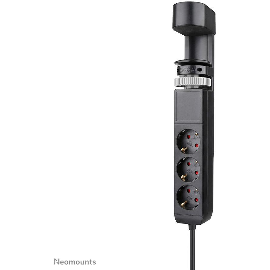 Neomounts DS22-840BL6 elektromos elosztó 1,4 M 3 AC kimenet(ek) Beltéri Fekete (DS22-840BL6)