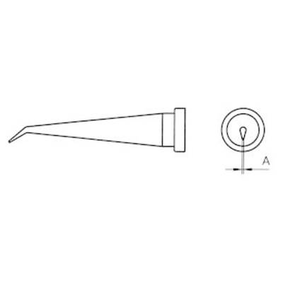 Weller pákahegy, forrasztóhegy LT sorozat LT-1LX hosszú, hajlított, kúpos hegyű 0.2 mm (00544 424 99)