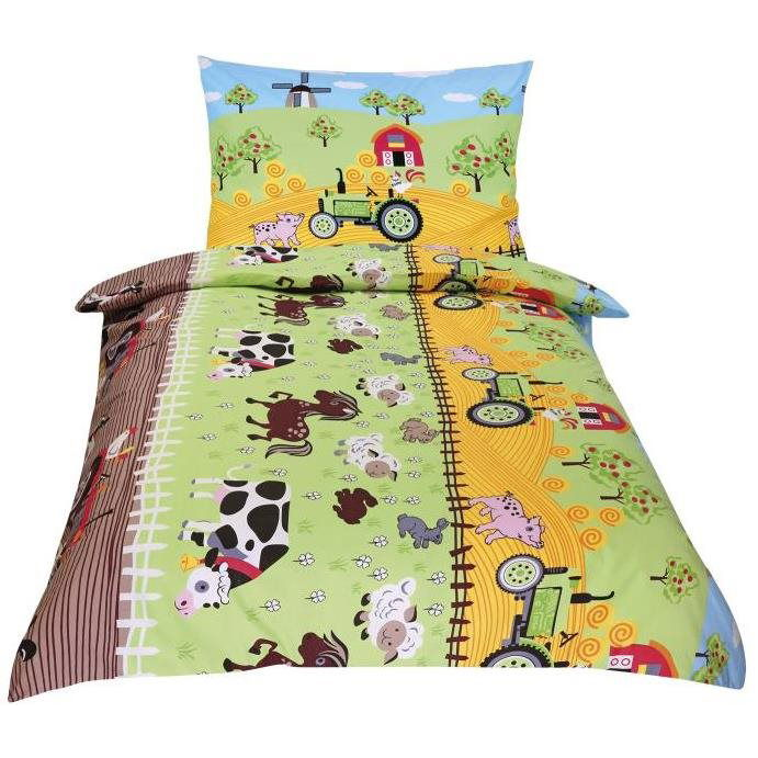 Bellatex Junior pamut - 140×200, 70×90 cm - farm (5969)