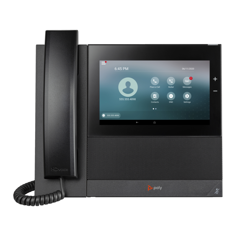 HP Poly CCX 600 Business VoIP Telefon - Fekete (82Z85AA)