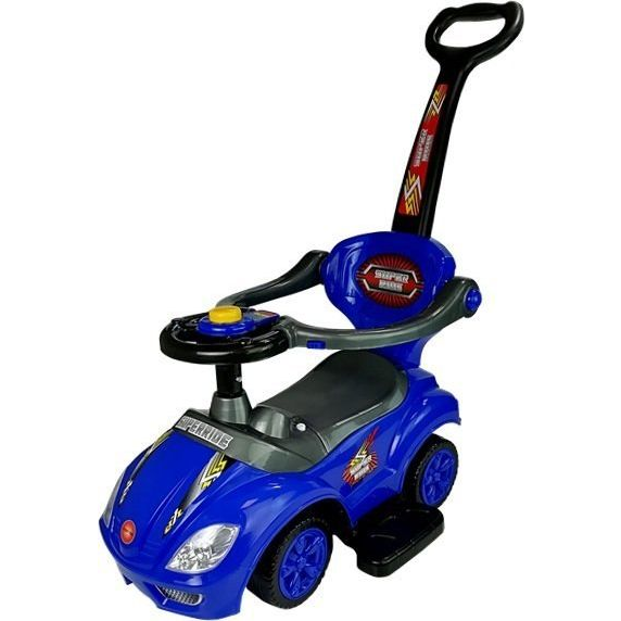 Mega Car 3in1 Push Ride Kék