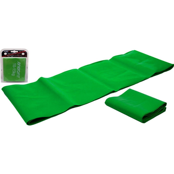 Enero Fit Erősítő Gumiszalag 10-15 Kg 200x15 cm Zöld