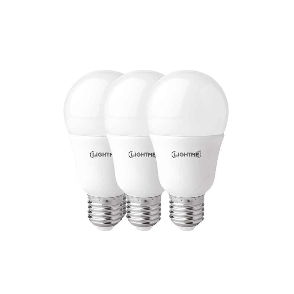 LightMe LED fényforrás normál forma E27 11W matt melegfehér (3db) (LM85918) (LM85918)