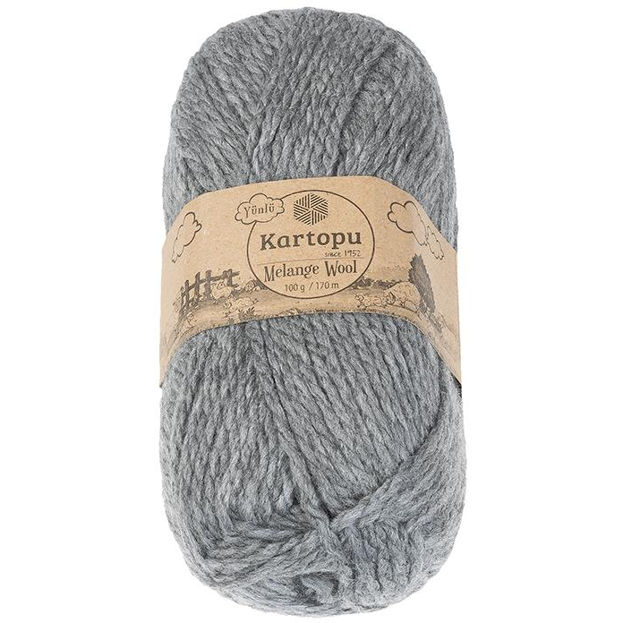 BELLATEX Melange Wool 100 g - 1002 szürke (11928)