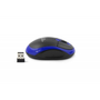 Безжична мишка TITANUM Vulture, USB, черен/син