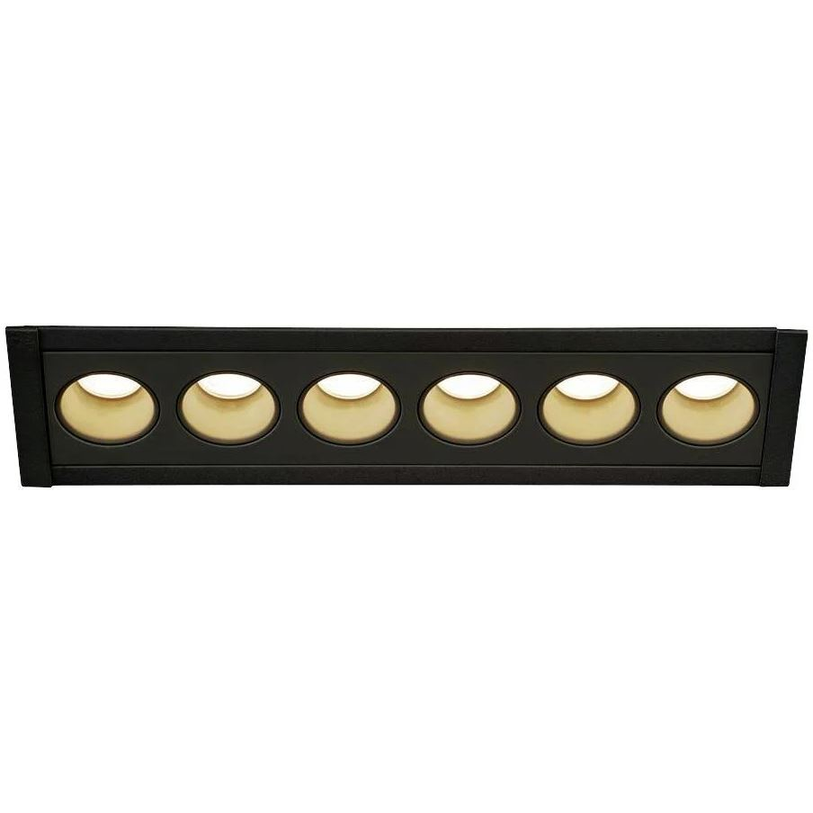 SLV MILANDOS 6 LED-es beépíthető lámpa fekete (1005415) (SLV1005415)