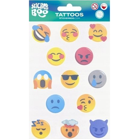 Starpak Emoji Tetoválás (540455) (STK TAT14)