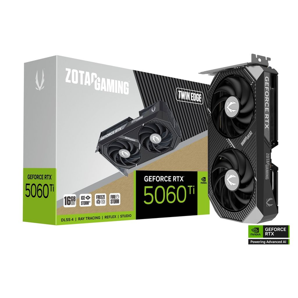 Zotac GeForce RTX 5060 TI 16GB GDDR7 Twin Edge Videókártya