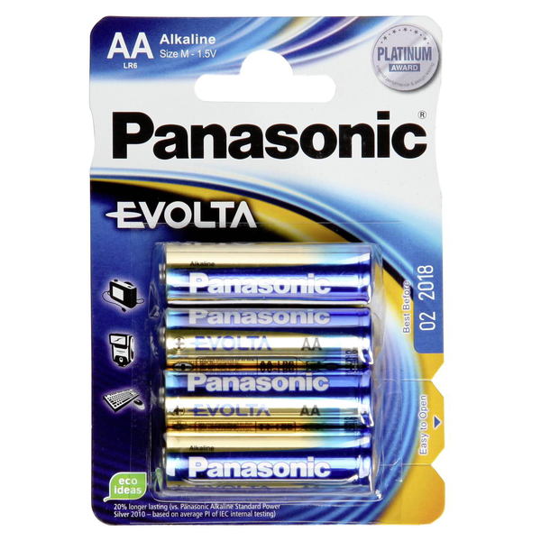 Alkalická baterie Panasonic D (R20) 2 ks