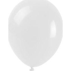 Balony pastelowe białe 25cm 100szt