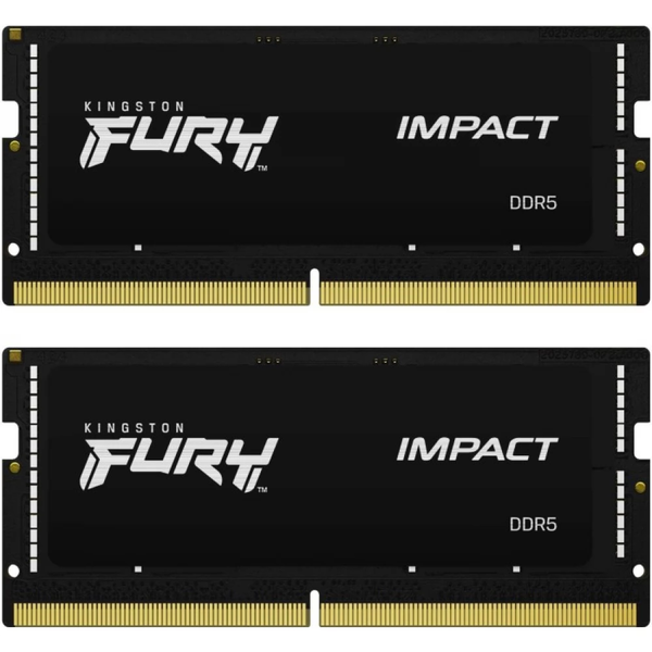 Kingston Technology FURY Impact Black hukommelsesmodul 32 GB 2 x 16 GB DDR5 2400 MHz