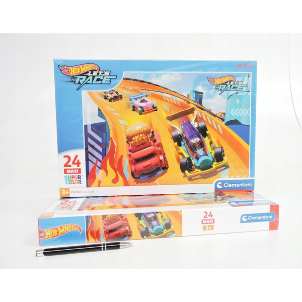 Пъзел Clementoni, Hot Wheels, 62x42см, 3 години+