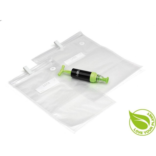 10 Bolsas Reutilizables + 1 Bomba Manual