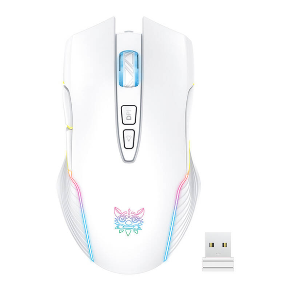 Onikuma CW905 Wireless Gaming Egér Fehér 7 Gomb