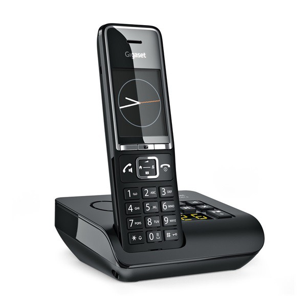 TELEFON készülék, DECT / hordozható Gigaset Comfort 550A FEKETE (S30852-H3021-S204) (S30852-H3021-S204)