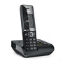 Безжичен DECT телефон Gigaset Comfort 550, черен и хром