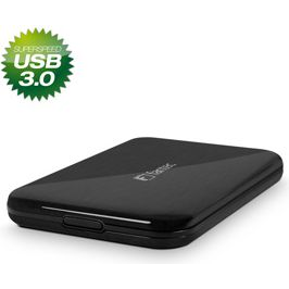 Fantec ALU-25U3 2.5" USB 3.0 Külső HDD/SSD ház - Fekete (1495)