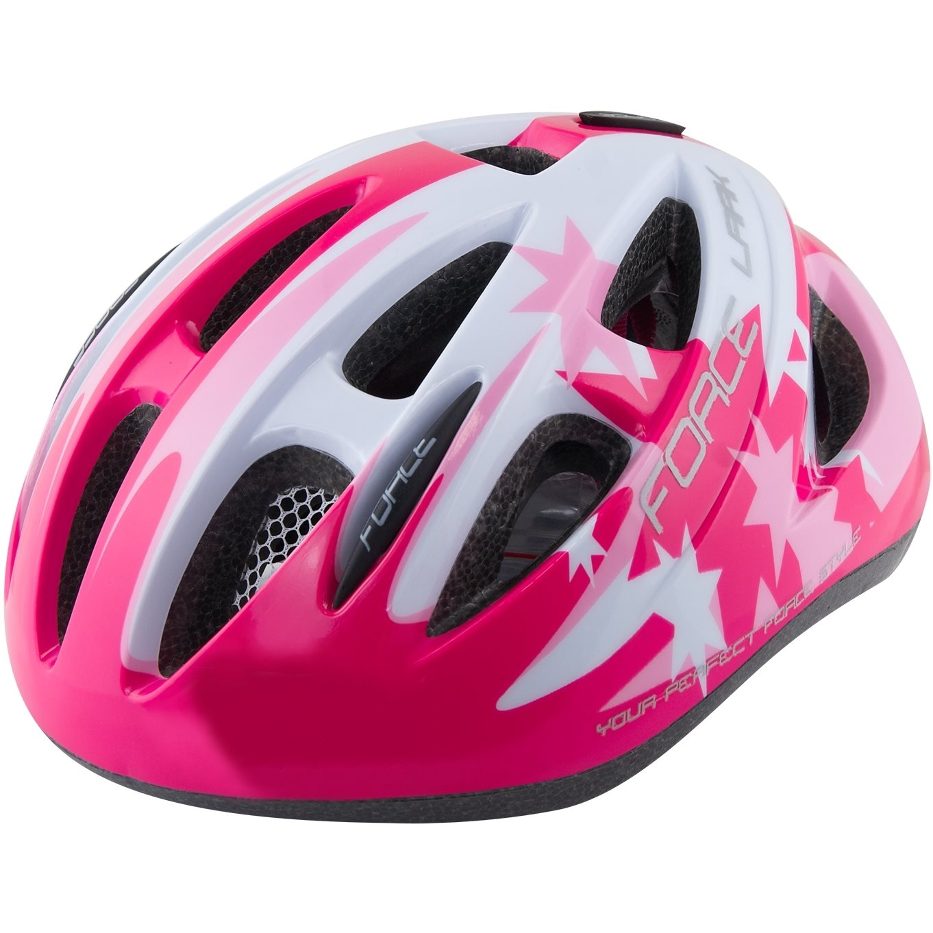 Force LARK - gyerek, rózsaszín-fehér, M, 54-58 cm (8592627020322)