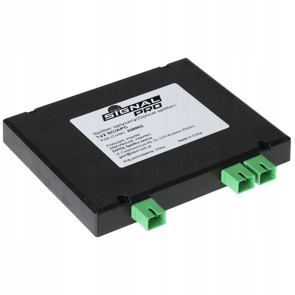 SPLITTER OPTYCZNY SO-1/2-SC/APC-SIG SIGNAL PRO