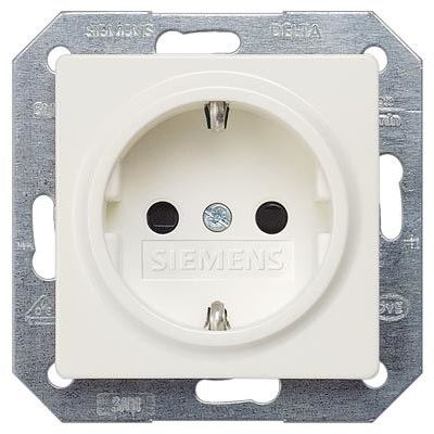 Siemens 5UB1518 wandcontactdoos Type F Wit