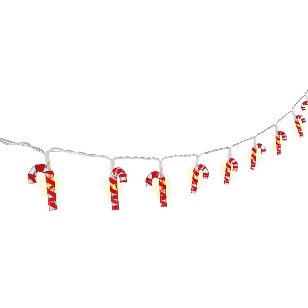 Goobay Candy Canes Beltéri LED fényfüzér 1,2m - Meleg fehér (58117)