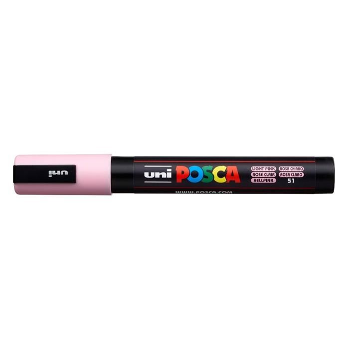 Dekoratívny značkovač Uni Posca PC-5M ružový (2UPC5MVR)