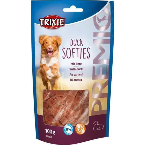 Trixie Jutalomfalat Premio Lágy Kacsás Kockák 100g