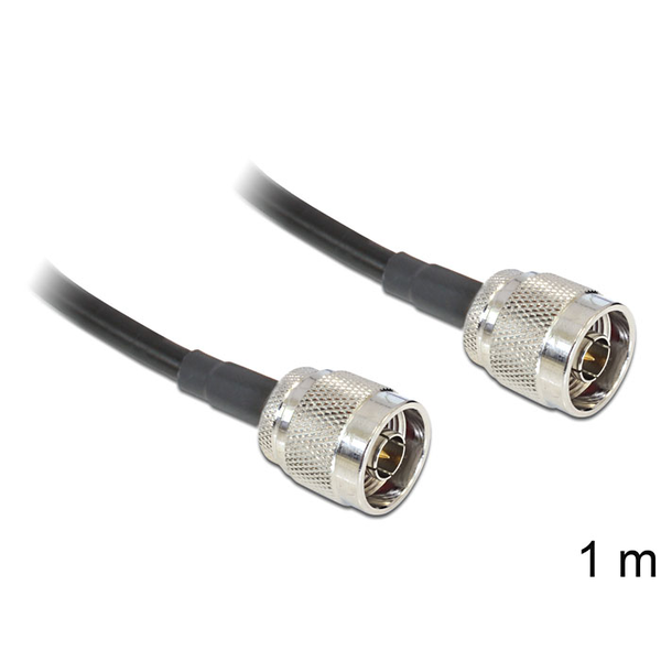 Delock N dugó > N dugó LMR195, 1 m (88680)