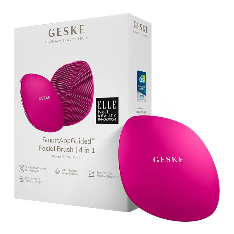 Geske 4in1 arctisztító kefe alkalmazással magenta (GK000018MG01) (GK000018MG01)
