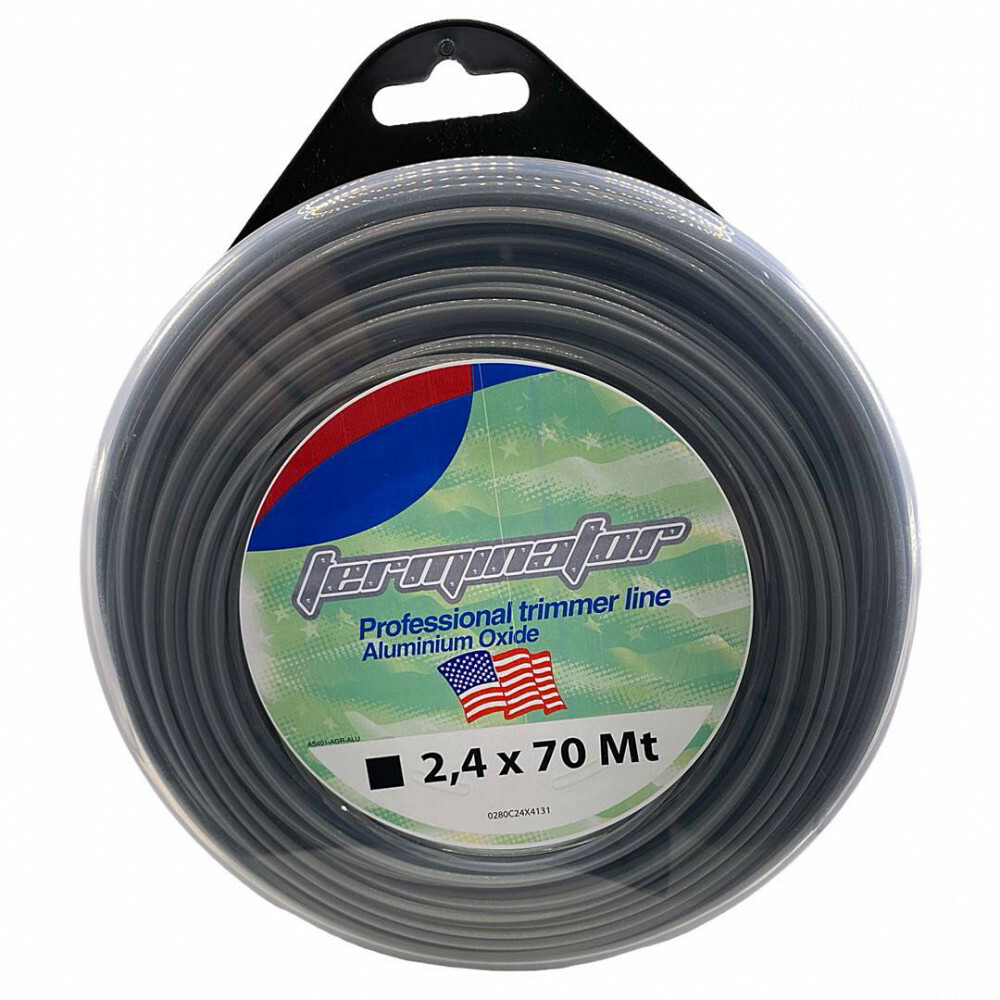 Terminator 2.4mm Szögletes damil (70m) (FIN/T/2.4/0.5/A/B)