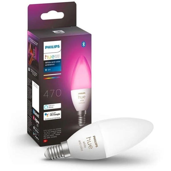 Philips Hue White and Color ambiance 8719514356610 intelligent belysning Smart pære Bluetooth 5,3 W