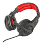 Trust GXT 310 Слушалки Жичен Лента за глава Игри Червен