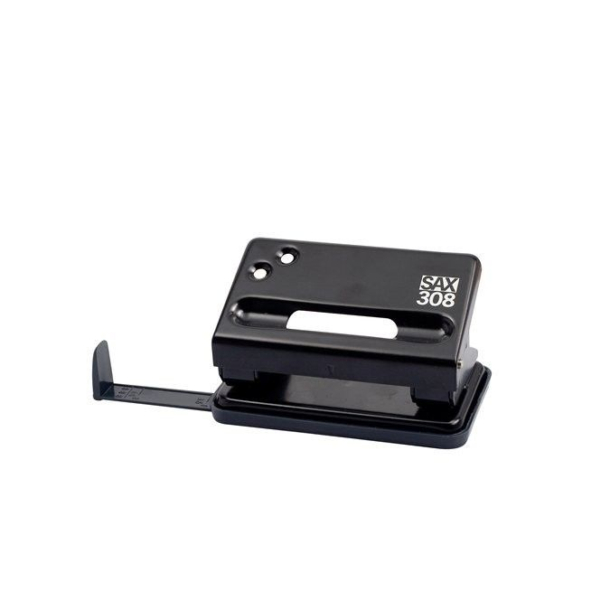 Sax 308 Kétlyukú 15 lap kapacitású lyukasztó - Fekete (7310006004)