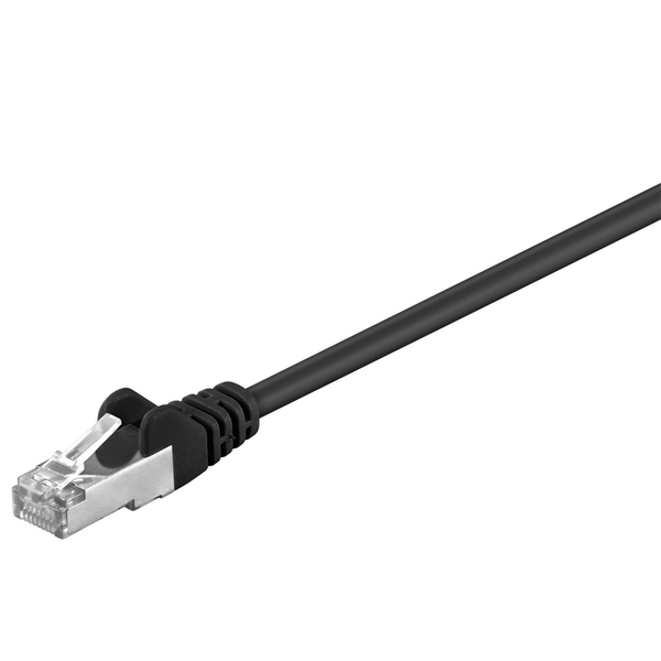 Goobay 68661 F/UTP Cat5e RJ45 Patch kábel 30m - Fekete