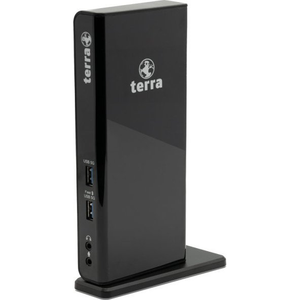 TERRA MOBILE Dockingstation 732 USB-A/C Dual Display inkl.5V/4A Netzteil, USB-A/C Kabel zu Notebooks (1480379)
