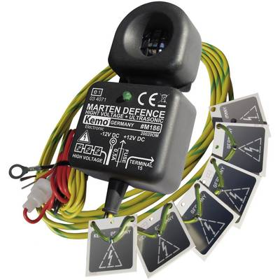 Autós nyestriasztó és menyétriasztó nagyfeszültségű lapokkal, 12V, KEMO M186 (M186)