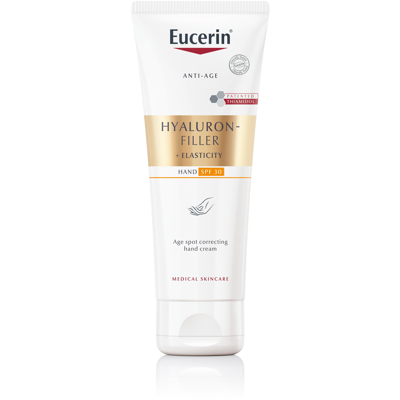 EUCERIN Hyaluron-Filler+Elaszticity kézkrém, 75 ml (4005800287442)