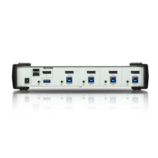 ATEN CS1914-AT-G KVM Switch Sort, Grå