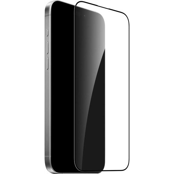 Puro Frame Edzett Üveg Kijelzővédő Fekete Szegéllyel iPhone 16 Pro Max (8018417486401)