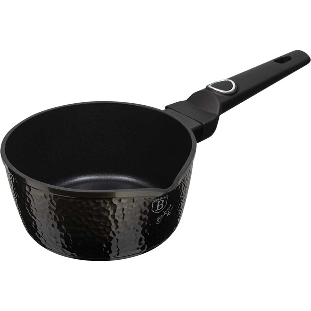 BerlingerHaus BH/6570 Primal Gloss Collection Szószos Edény - Kovácsolt Alumínium, Fekete (BH-6570 Kinghoff)