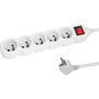 Esperanza Power Strip 220V Hálózati elosztó 5 aljzatos 3m - Fehér