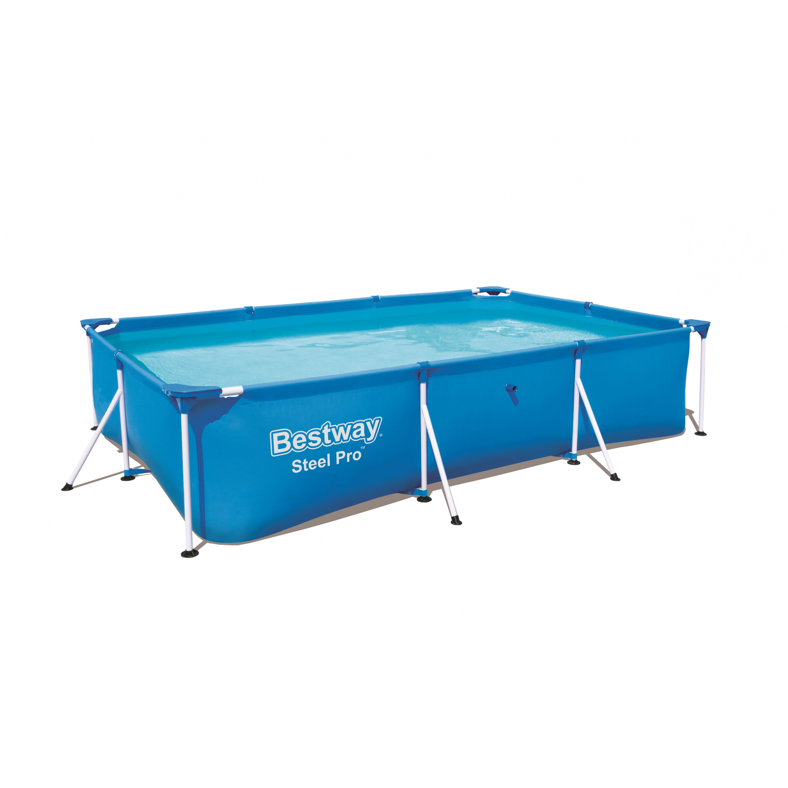 Bestway Steel Pro 56404 kerti medence Fémvázas medence Négyszögletes 3300 L Kék (56404)