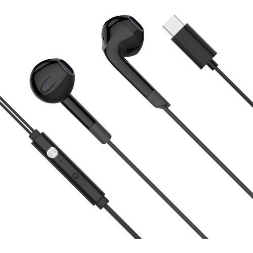 In-ear fülhallgató mikrofonnal USB-C Kruger&Matz C2 fekete (KMPC2-B)