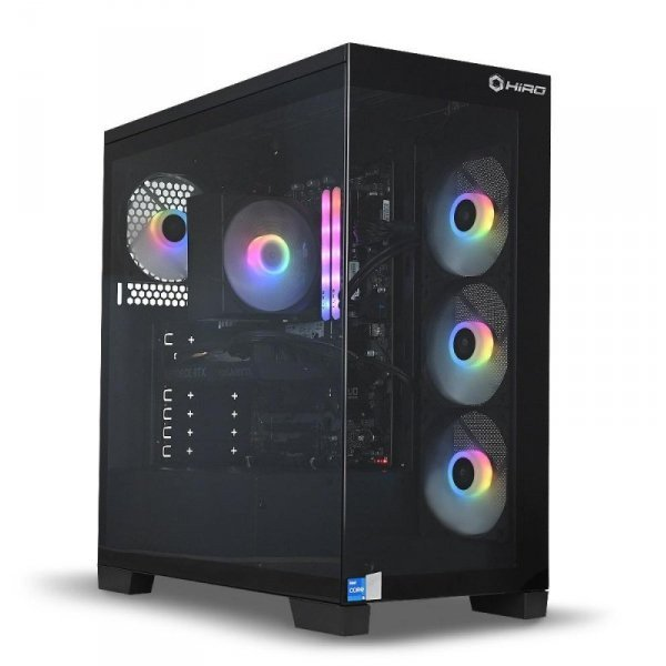 Komputer HIRO Aurora AMD Ryzen 7 9700X, Intel ARC B580 12GB, 32GB RAM, 2TB SSD, WIFI, W11H