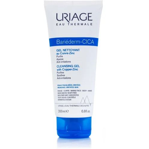 URIAGE Bariederm Cica Gel Nettoyante arctisztító gél 200 ml (3661434005466) (3661434005466)