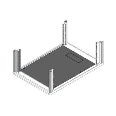 nVent SCHROFF 25230150 19 coll Hálózati szekrény padlólemez Fekete/szürke (25230150)