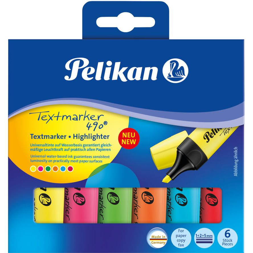 Szövegkiemelő PELIKAN 814065 6 db (814065)