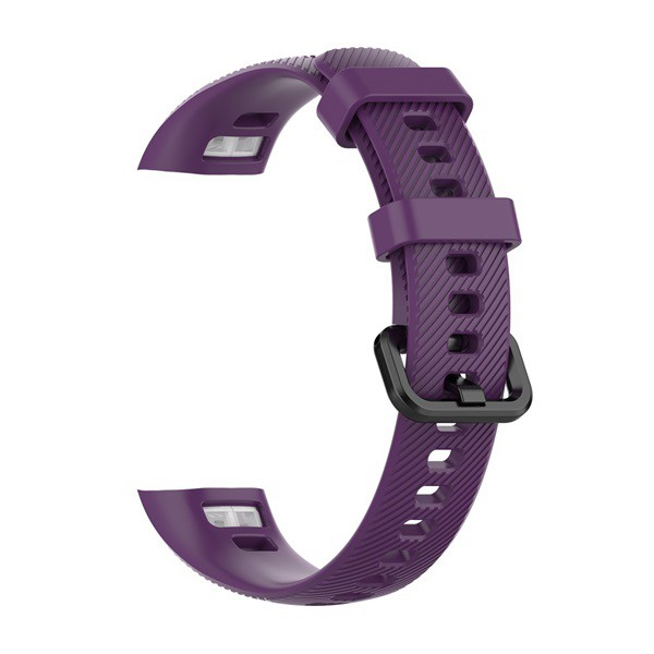 Gigapack Honor Band 4 резервна каишка, силиконова, регулируема, лилава
