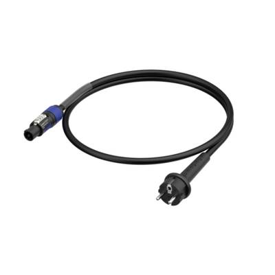 Neutrik (1036420) Csatlakozókábel Áram Fekete 1.5 m (1036420)