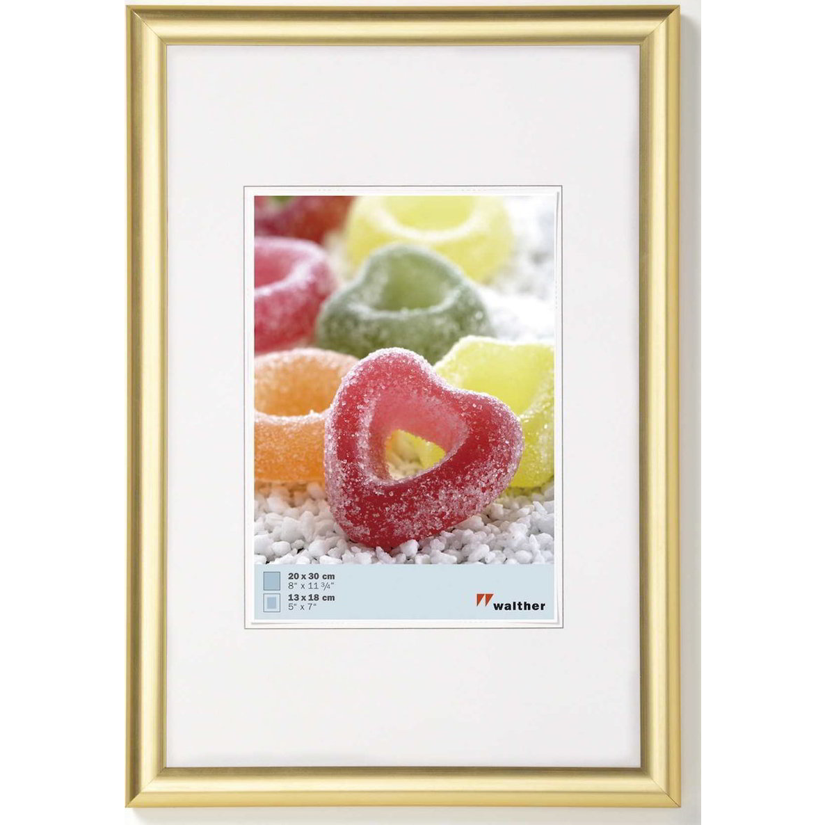 Walther KP040G Trendstyle 30x40 képkeret - Arany (KP040G)